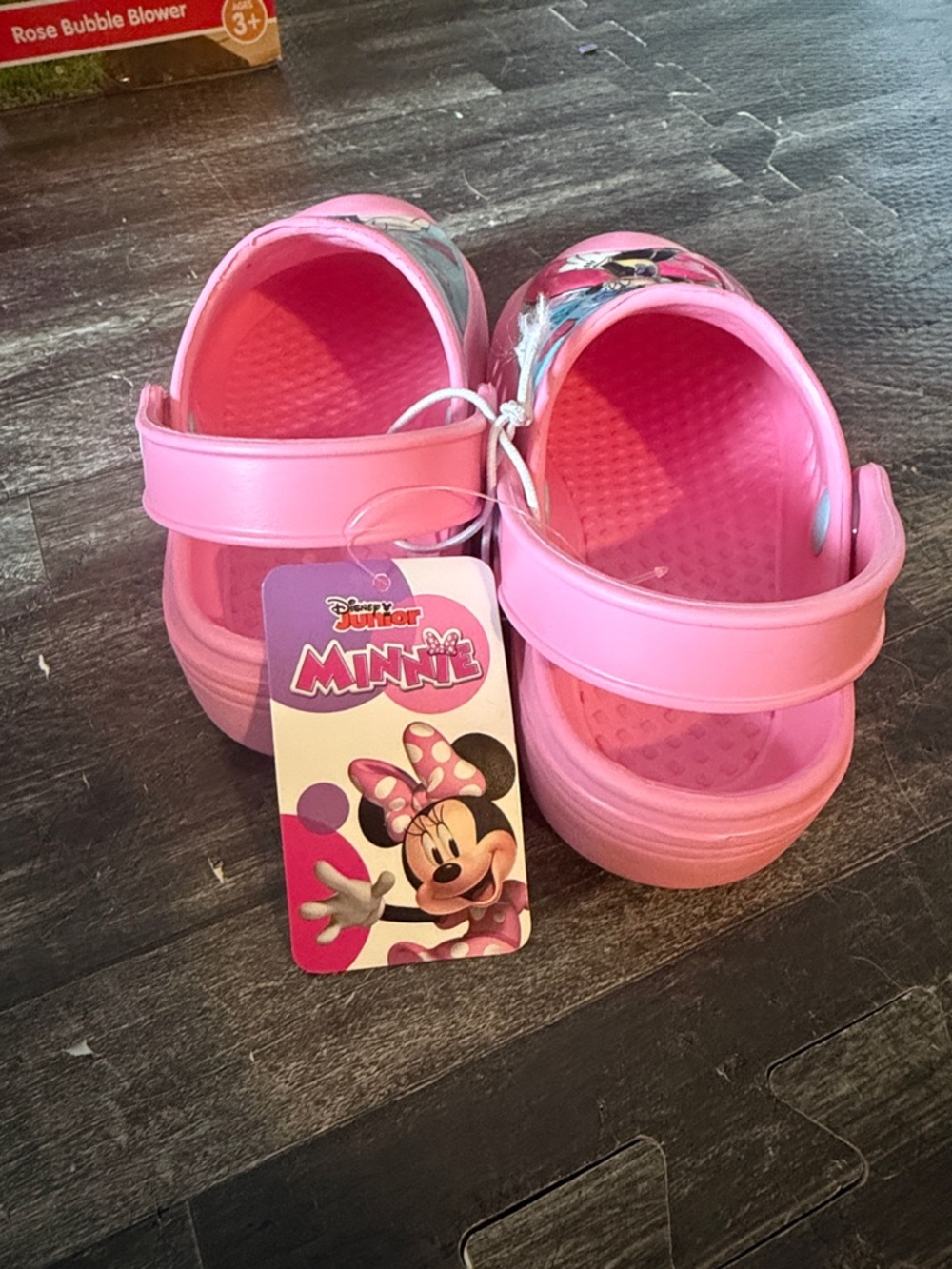 Disney Pink Kids Clog Sandals with Minnie & Daisy Graphics - Picture 2 of 3